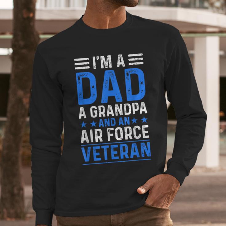 I’m A Dad Grandpa Air Force Veteran Distressed Men Long Sleeve T-Shirt I’m A Dad Grandpa Air Force Veteran Distressed Men Long Sleeve T-Shirt