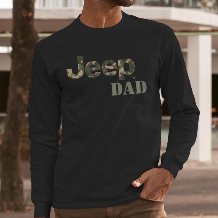 Jeep Dad Officially Licensed Men Long Sleeve T-Shirt Jeep Dad Officially Licensed Men Long Sleeve T-Shirt