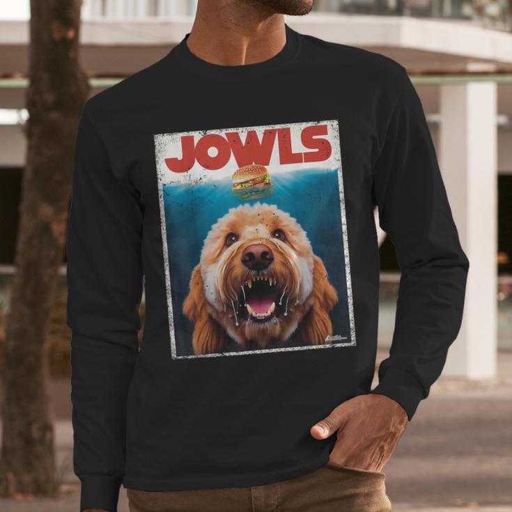 Labradoodle Jowls Tee Fawn Lab Doodle Mom Top Dad Men Long Sleeve T-Shirt
