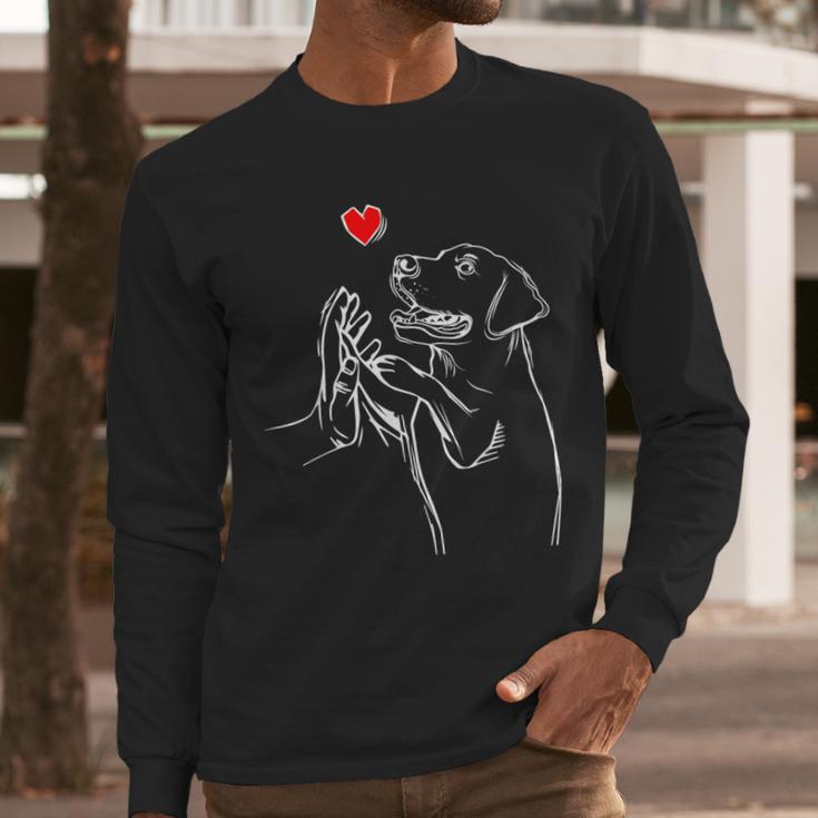 Labrador Retriever Golden Lab Dad Mom Men Long Sleeve T-Shirt