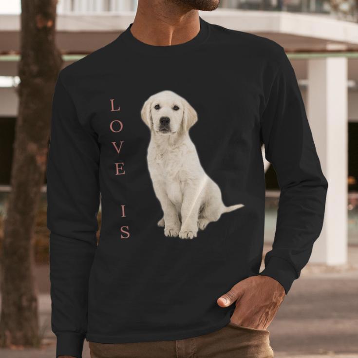 Labrador Retriever Shirt Women Men Lab Mom Dad Dog Tee Men Long Sleeve T-Shirt