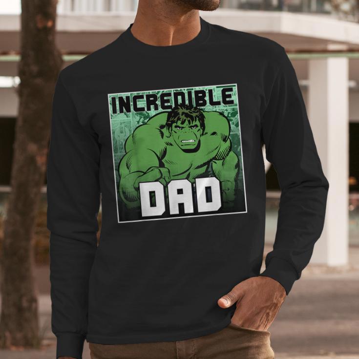 Marvel Comics Avengers Father's Day Hulk Incredible Dad Men Long Sleeve T-Shirt