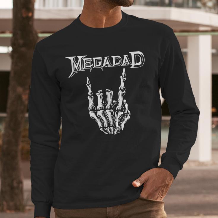 Megadad Retro 90s Hard Rock Band Heavy Metal Father's Day Men Long Sleeve T-Shirt Megadad Retro 90s Hard Rock Band Heavy Metal Father's Day Men Long Sleeve T-Shirt