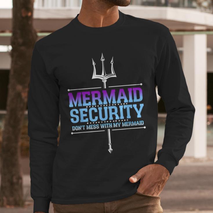 Mermaid Security Merman Merdad Mermaid Squad Fathers Day Dad Men Long Sleeve T-Shirt Mermaid Security Merman Merdad Mermaid Squad Fathers Day Dad Men Long Sleeve T-Shirt