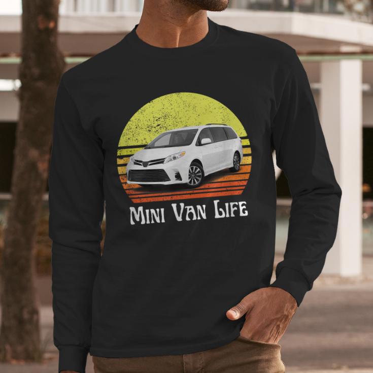 Mini Van Life Soccer Mom Dad Parent For Parents Men Long Sleeve T-Shirt
