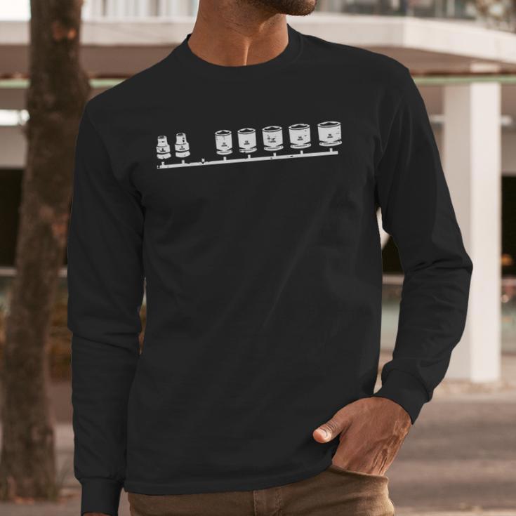 Missing 10mm Socket Car Auto Mechanic Garage Men Dad Men Long Sleeve T-Shirt Missing 10mm Socket Car Auto Mechanic Garage Men Dad Men Long Sleeve T-Shirt