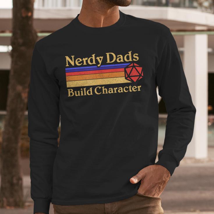 Nerdy Dads Dice For Tabletop RPG New Father Men Long Sleeve T-Shirt Nerdy Dads Dice For Tabletop RPG New Father Men Long Sleeve T-Shirt