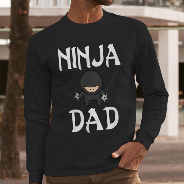 Ninja Dad Tshirt Ninja Shirt Ninja Tshirts Father Men Long Sleeve T-Shirt