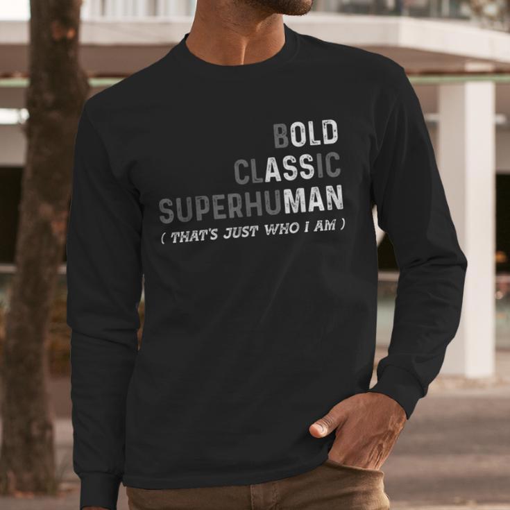 Old Man Gag Dad Father's Day Husband Birthday Grandpa Men Long Sleeve T-Shirt