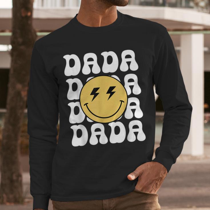 One Happy Family Birthday Matching Apparel Dada One Happy Dude Birthday Theme Family Matching Adult Child Short Sleeve Crew Neck Classic Fit Polyester 50 Cotton 50 Men Long Sleeve T-Shirt