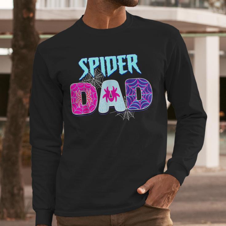 Parents Mom Spider Dad Matching Family Birthday Men Long Sleeve T-Shirt Parents Mom Spider Dad Matching Family Birthday Men Long Sleeve T-Shirt