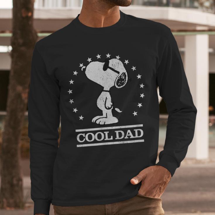 Peanuts Snoopy Cool Dad Men Long Sleeve T-Shirt