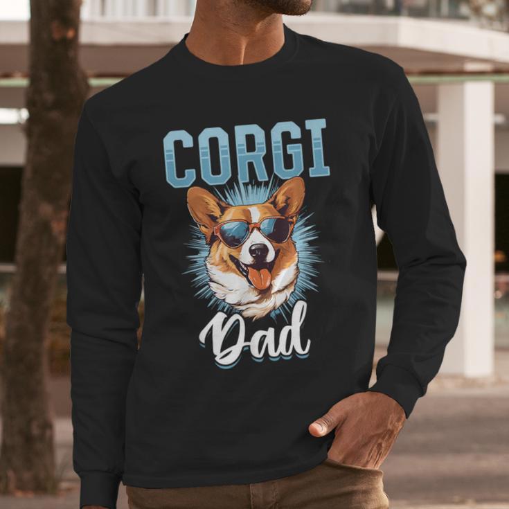 Pembroke Welsh Corgi Corgi Dad Men Long Sleeve T-Shirt