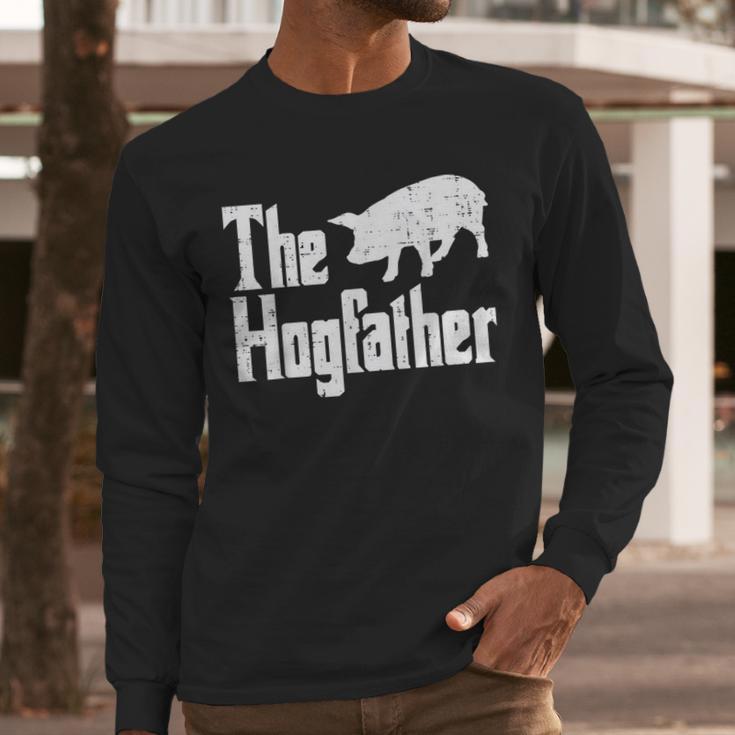 Pig The Hogfather Hog Dad Fathers Day Parody Papa Men Men Long Sleeve T-Shirt Pig The Hogfather Hog Dad Fathers Day Parody Papa Men Men Long Sleeve T-Shirt