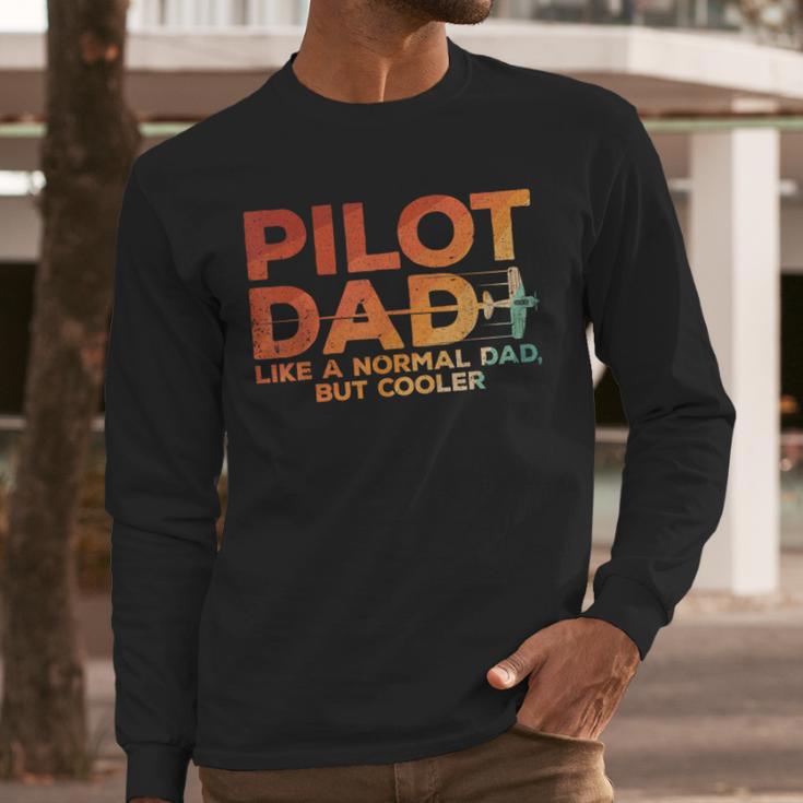 Pilot Dad Art For Men Father Aviation Airplane Pilot Men Long Sleeve T-Shirt Pilot Dad Art For Men Father Aviation Airplane Pilot Men Long Sleeve T-Shirt