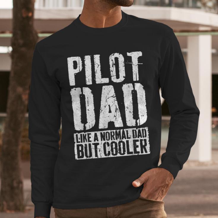 Pilot Dad Shirt Men Fathers Day Aviation Pilot Men Long Sleeve T-Shirt Pilot Dad Shirt Men Fathers Day Aviation Pilot Men Long Sleeve T-Shirt