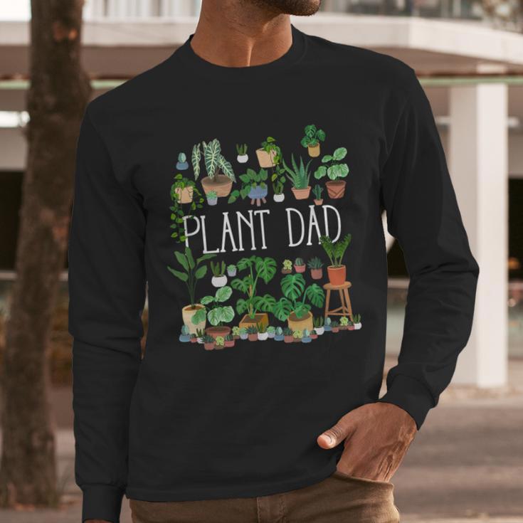 Potted Plant Dad Men Long Sleeve T-Shirt