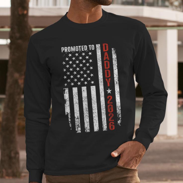 Promoted To Daddy 2026 Men Long Sleeve T-Shirt