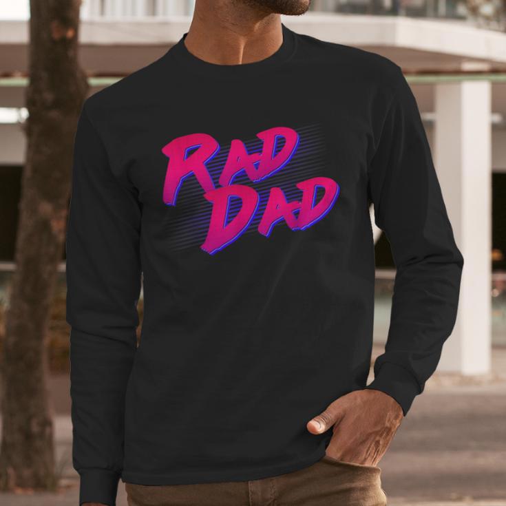 Rad Dad Retro Men Long Sleeve T-Shirt Rad Dad Retro Men Long Sleeve T-Shirt