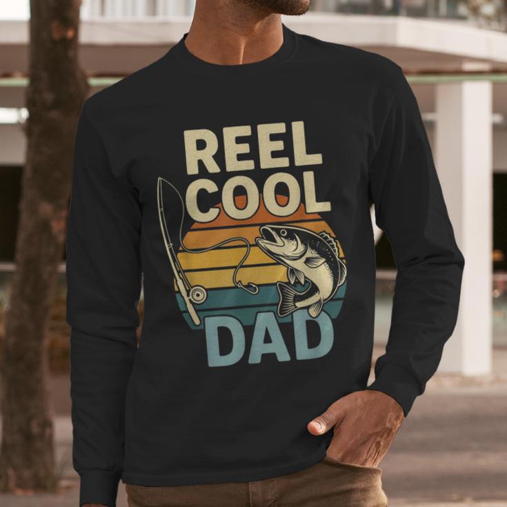 Reel Cool Dad Fathers Day Fishing Outdoors Men Long Sleeve T-Shirt Reel Cool Dad Fathers Day Fishing Outdoors Men Long Sleeve T-Shirt
