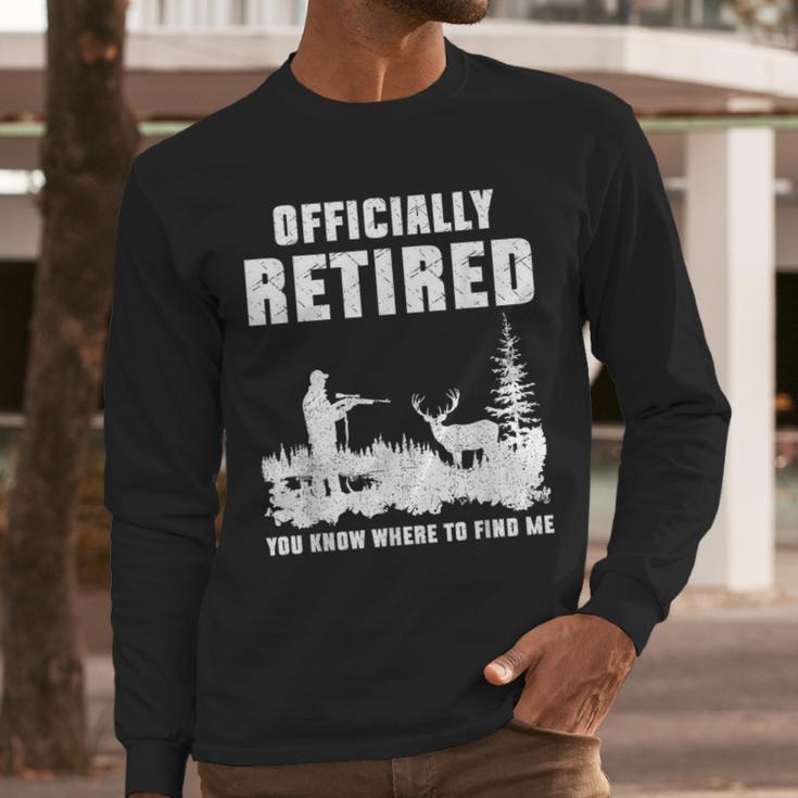 Retirement 2025 Retire Deer Hunting Retired For Dad Men Long Sleeve T-Shirt Retirement 2025 Retire Deer Hunting Retired For Dad Men Long Sleeve T-Shirt