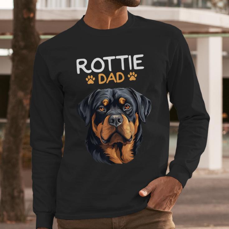 Rottie Dad Rottweiler Dog Men Long Sleeve T-Shirt Rottie Dad Rottweiler Dog Men Long Sleeve T-Shirt