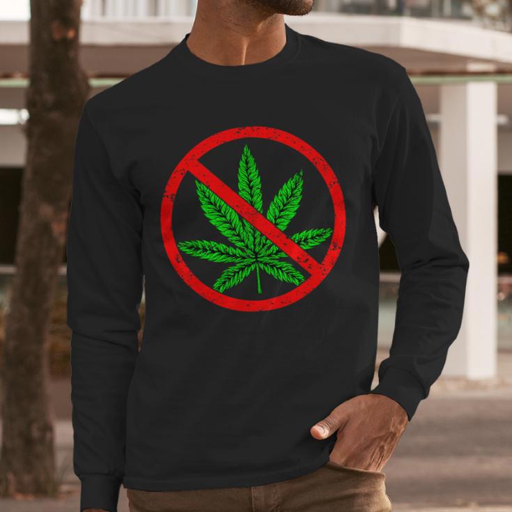 Say No Cannabis Anti-Marijuana Retro Weed Parent Dad Mom Men Long Sleeve T-Shirt Say No Cannabis Anti-Marijuana Retro Weed Parent Dad Mom Men Long Sleeve T-Shirt