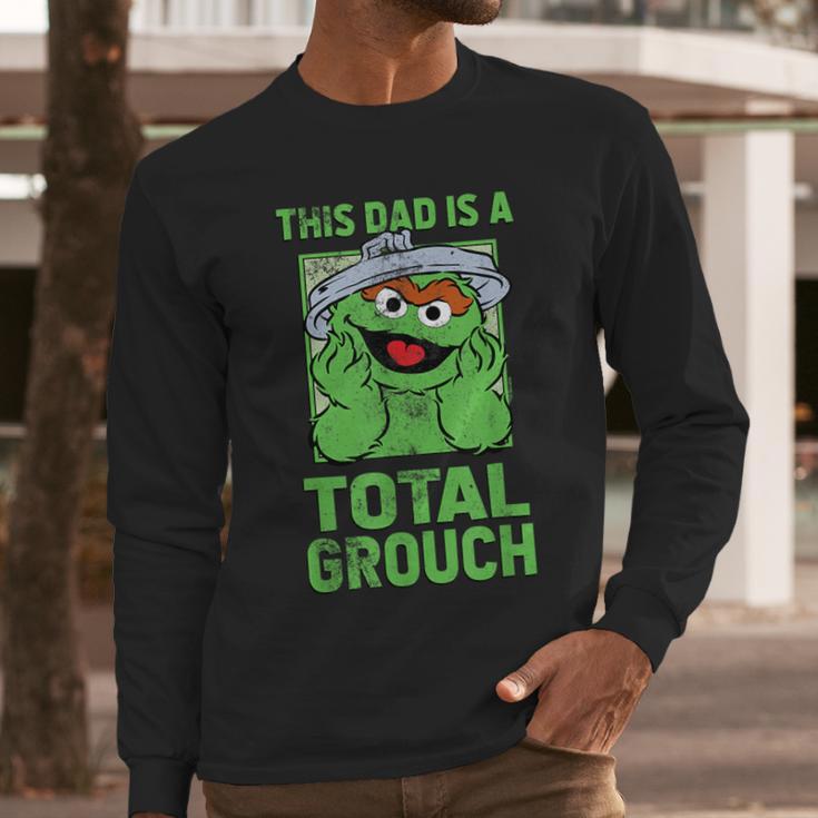 Sesame Street Father's Day Total Grouch Dad Men Long Sleeve T-Shirt