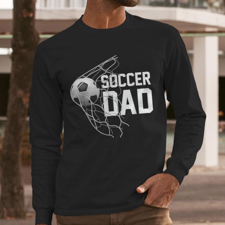 Soccer DAD Football Futbol Parents Goal Men Long Sleeve T-Shirt