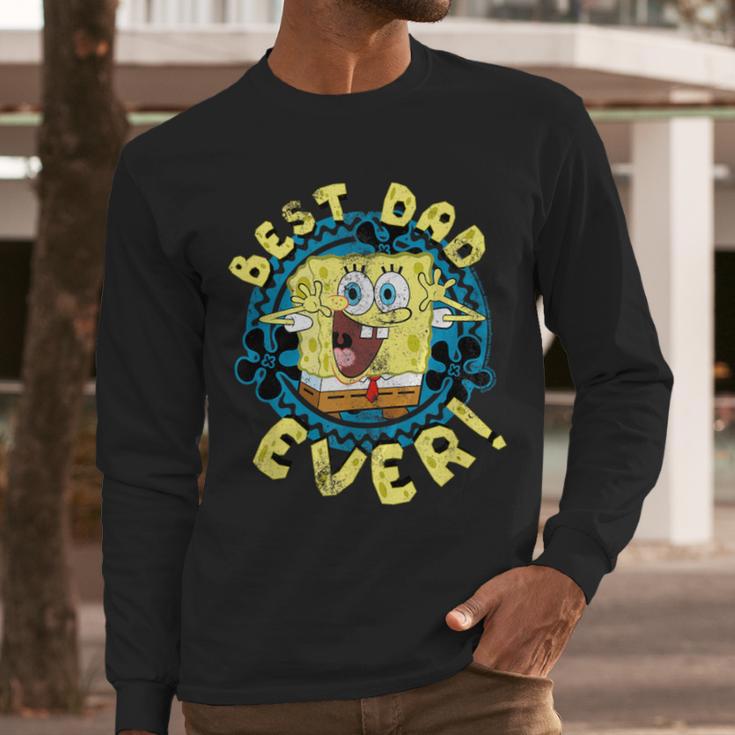 Spongebob Squarepants Father's Day Best Dad Ever Men Long Sleeve T-Shirt