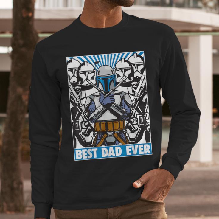 Star Wars Father's Day Jango Fett Best Dad Ever Men Long Sleeve T-Shirt