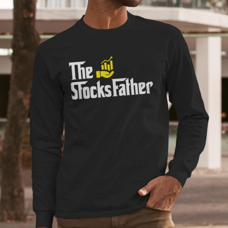 The Stocks Father Trader Dad Men Long Sleeve T-Shirt