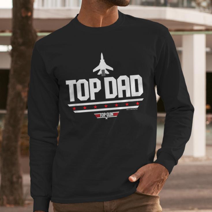 Top Gun Father's Day Top Dad Men Long Sleeve T-Shirt