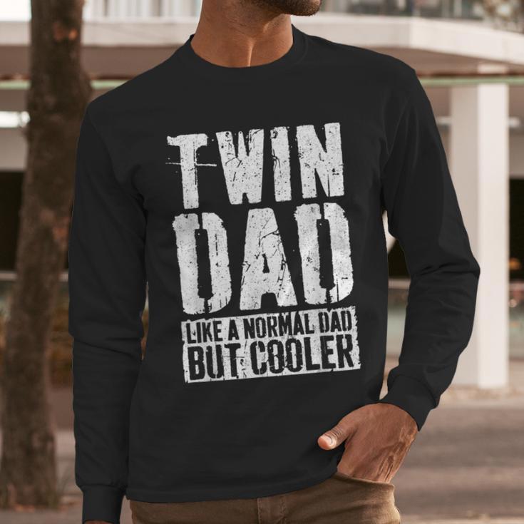 Twin Dad Shirt Men Dad Of Twins Fathers Day Men Long Sleeve T-Shirt Twin Dad Shirt Men Dad Of Twins Fathers Day Men Long Sleeve T-Shirt