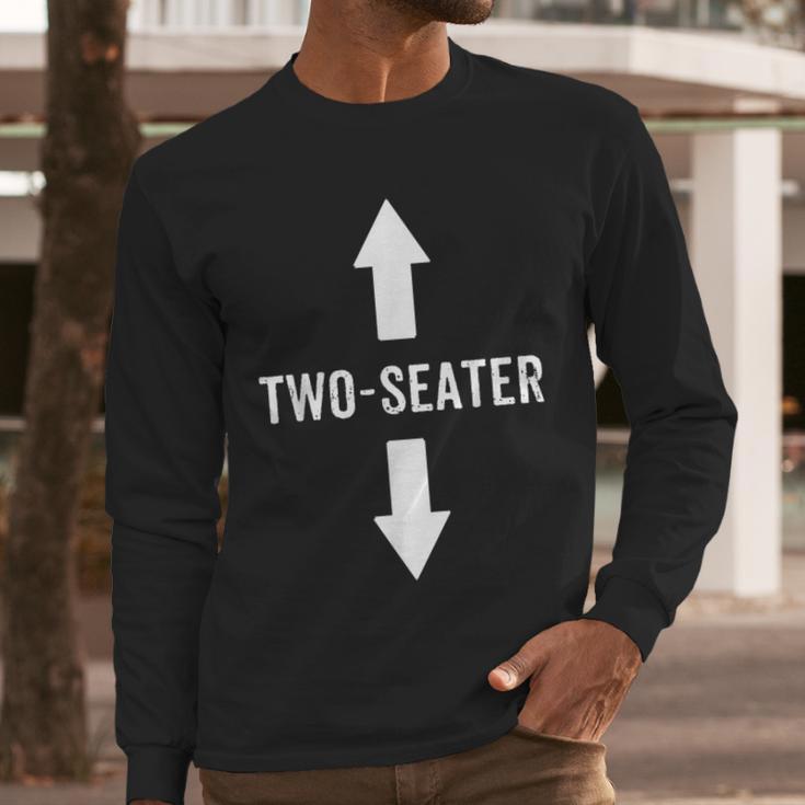 Two Seater Shirt For Men 2 Seater Dad Men Long Sleeve T-Shirt