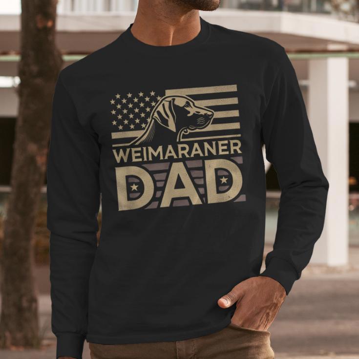 Weimaraners Lover & Weimaraner Shirts Weimaraner Dad -Adults -Kids - Small Short Sleeve V-Neck Polyester Casual Humorous Lover All Seasons Men Long Sleeve T-Shirt
