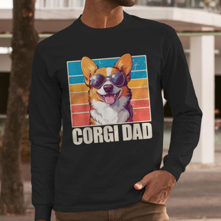Welsh Corgi Pembroke Dog Corgi Dad -Adults Small Classic Fit Short Sleeve Cotton Polyester Blend Men Long Sleeve T-Shirt Welsh Corgi Pembroke Dog Corgi Dad -Adults Small Classic Fit Short Sleeve Cotton Polyester Blend Men Long Sleeve T-Shirt