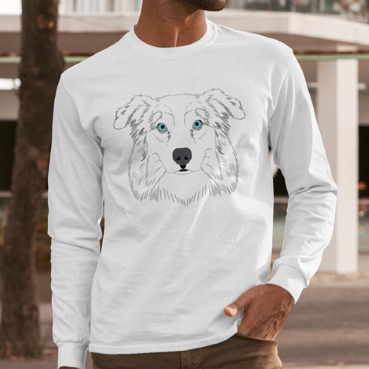 Australian Shepherd Aussie Mom Or Dad Men Long Sleeve T-Shirt