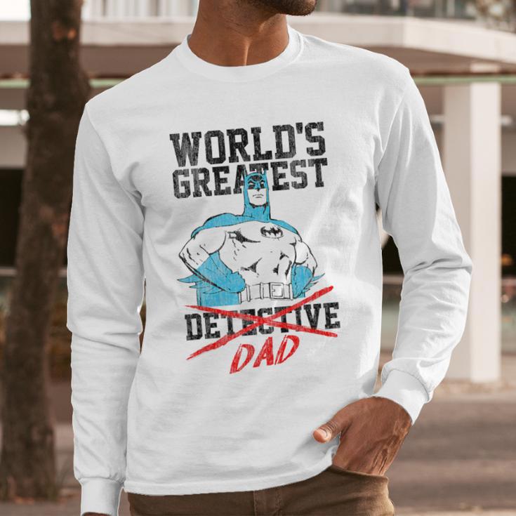 Batman Greatest Dad Men Long Sleeve T-Shirt