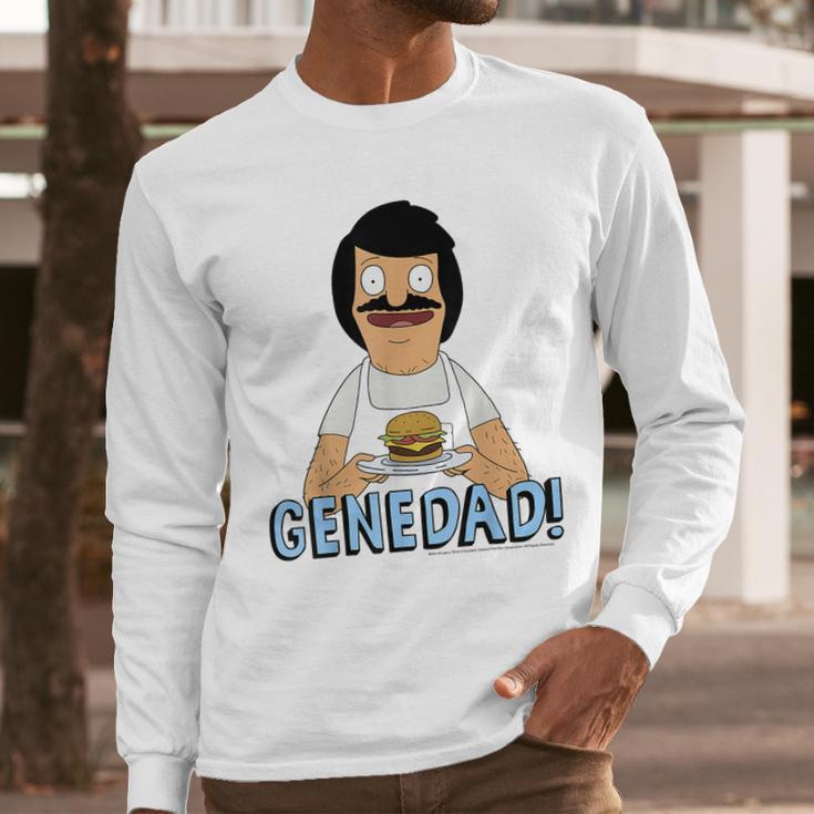 Bob's Burgers Gene Dad Portrait Men Long Sleeve T-Shirt