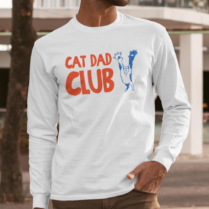 Cat Dad Club Life Is Better With Cats Father's Day 2 Sided Men Long Sleeve T-Shirt Cat Dad Club Life Is Better With Cats Father's Day 2 Sided Men Long Sleeve T-Shirt