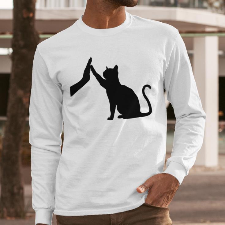 Cat Lover Cat Mom Cat Dad Men Women & Kids Cute Cat Men Long Sleeve T-Shirt