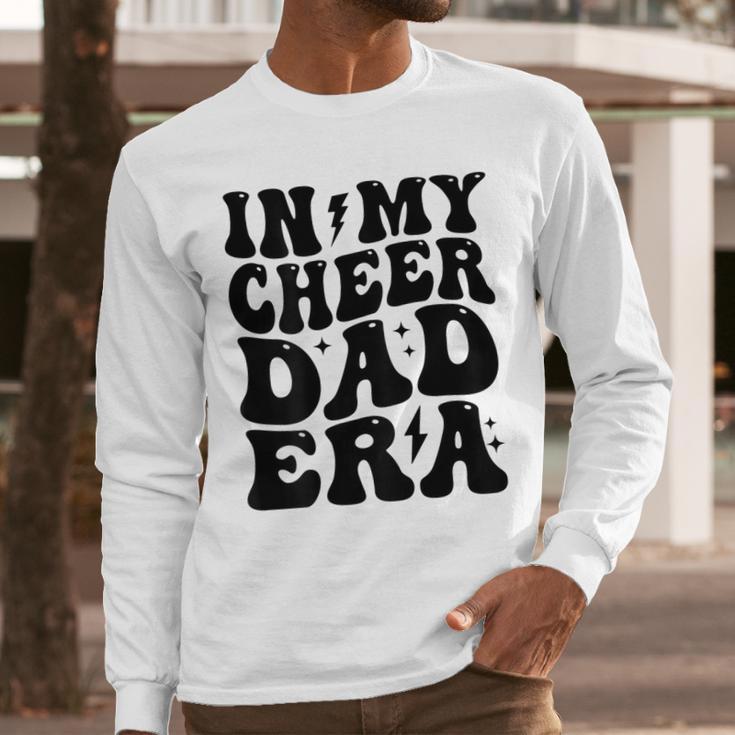 In My Cheer Dad Era Cheerleader Dad Sports Groovy Men Long Sleeve T-Shirt