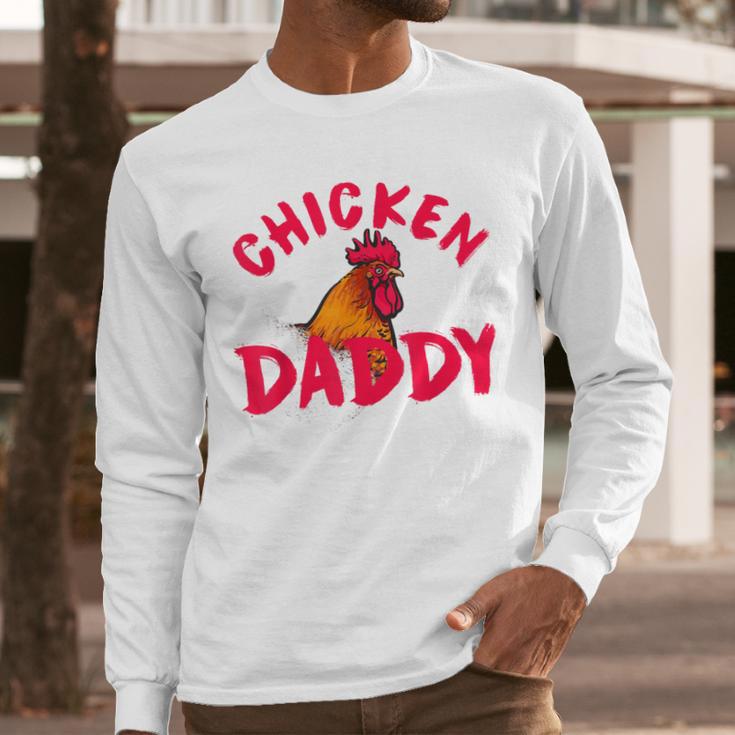 Chicken Dad Rooster Daddy Farmer Men Long Sleeve T-Shirt Chicken Dad Rooster Daddy Farmer Men Long Sleeve T-Shirt
