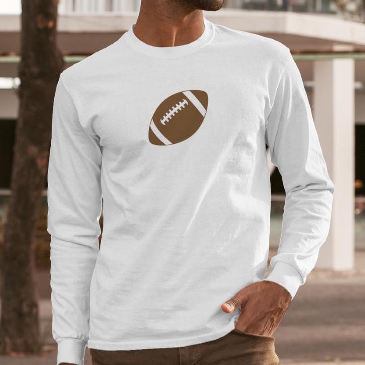 Dad Of The Birthday Boy Football Lover First Birthday Party Men Long Sleeve T-Shirt