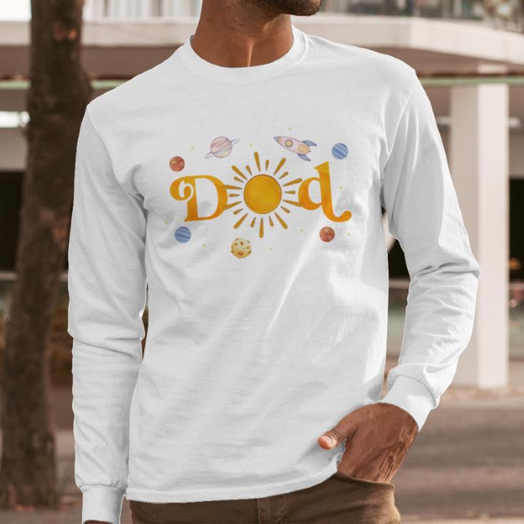 Dad Of The Birthday First Trip Around The Sun Bday Boy Men Long Sleeve T-Shirt