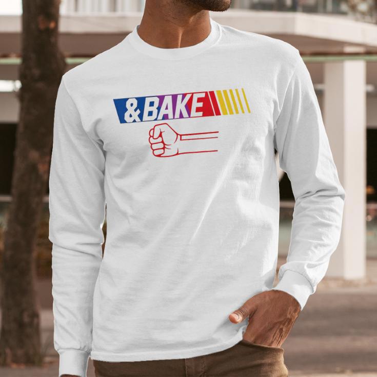 Dad Kid Matching Shake And Bake Bake Men Long Sleeve T-Shirt Dad Kid Matching Shake And Bake Bake Men Long Sleeve T-Shirt