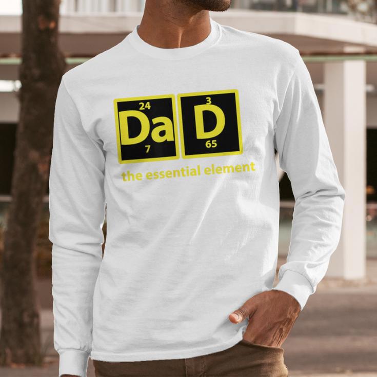 Dad Periodic Table Of Elements Men Long Sleeve T-Shirt