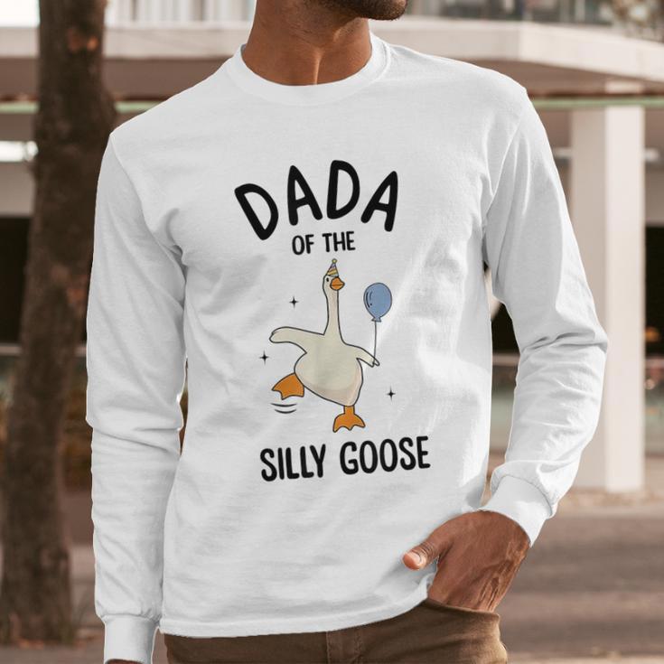 Dada Of The Silly Goose First Birthday Family Matching Men Long Sleeve T-Shirt