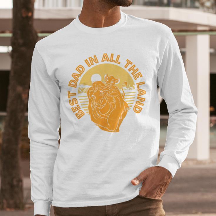 Disney The Lion King Father's Day Best Dad In All The Land Men Long Sleeve T-Shirt